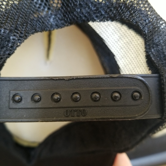 Vtg Playboy Bunny Logo Snapback Trucker Hat Mesh Bunny Label Otto… - Picture 8 of 12